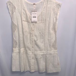 Free People boho top sz small